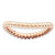 18K Rose Gold Plated Sterling Silver Polished Wave Ring