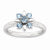 Sterling Silver Blue Topaz Ring