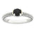 Sterling Silver & 14k Onyx Antiqued Ring