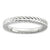 Sterling Silver Rhodium-plated Domed Ring