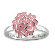 Sterling Silver Carnation Ring