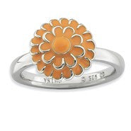 Sterling Silver Chrysanthemum Ring