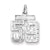 Sterling Silver Small #59 Charm hide-image