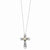 Sterling Silver & Gold-Plated Bless Medeed Cross Necklace