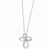 Sterling Silver & CZ Endless Hope Cross Necklace