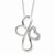 Sterling Silver & CZ Everlasting Love Necklace