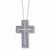 Sterling Silver Dec CZ Birthstone Message Of The CrossNecklace