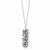 Sterling Silver Antiqued Cylinder Remembrance Ash Holder Necklace