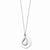 Sterling Silver & CZ A Tear To Treasure (Marriage) Necklace