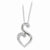 Sterling Silver & CZ Journey Of Friendship Necklace