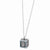 Sterling Silver Antiqued Blue Family Building Blocks Necklace