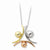 Sterling Silver Rose & Gold-Plated Family Ties Necklace