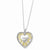 Sterling Silver & Gold-Plated Sister Heart Necklace