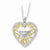 Sterling Silver & Gold-Plated Grandma Heart Necklace