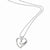 Sterling Silver The Hugging Heart Necklace