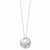 Sterling Silver & CZ Circle Of Strength Necklace