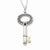 Sterling Silver & Gold-Plated Antiqued Key To Success Necklace