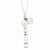 Sterling Silver Cultured Pearl & CZ I Am A Keeper Necklace