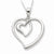 Sterling Silver Follow Your Heart Necklace