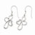 Sterling Silver CZ Everlasting Love Earrings