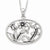 Sterling Silver Antiqued Always Here For You Necklace