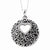 Sterling Silver Antiqued CZ The Heart Of A Family Heart Necklace