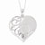 Sterling Silver CZ My Daughter, My Heart'S TreasureNecklace