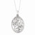 Sterling Silver CZ You Are A Blessing Flower Necklace