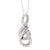 Sterling Silver CZ Simplicity Necklace