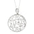 Sterling Silver CZ Dancing The Rain Necklace