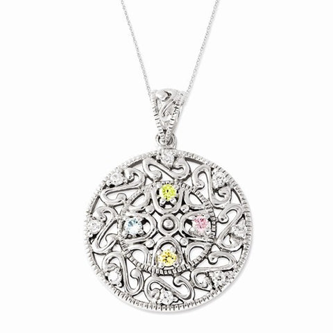 Sterling Silver CZ Bliss Necklace