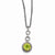 Sterling Silver Gold-Tone Flash Gp Peridot Necklace