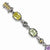 Sterling Silver with 14K Yellow Gold Pq 44Ag 44Lq Bracelet