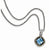 14K Yellow Gold Swiss Blue Topaz Necklace