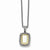 14K/Silver Two-Tone with Mother Of PearlNecklace