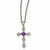 14K Yellow Gold Amethyst Necklace