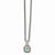 14K Yellow Gold Blue Topaz Necklace