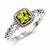 Sterling Silver w/14k Yellow Gold Peridot Ring