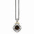 14K Yellow Gold Diamond & Smokey Quartz Necklace