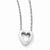 Sterling Silver Diamond Heart Necklace