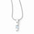 Sterling Silver Diamond and Blue Topaz Necklace