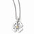 Sterling Silver Diamond & Gold-Plated Four Hearts Necklace