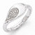 Sterling Silver White Ice Diamond Ring