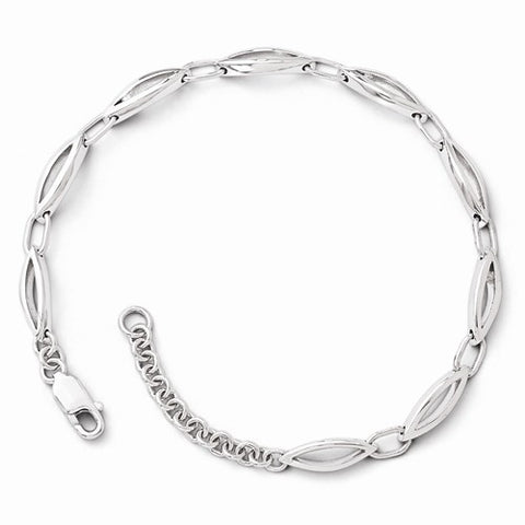 Sterling Silver Diamond Bracelet