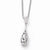 Sterling Silver Diamond Necklace