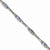 Sterling Silver Blue Topaz Bracelet