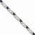 Sterling Silver Sapphire and Diamond Bracelet