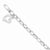 Sterling Silver Cz Heart Bracelet