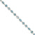 Sterling Silver Blue Topaz Bracelet