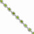 Sterling Silver Peridot Filigree Bracelet